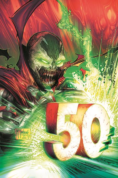 KING SPAWN #50 CVR F INC 1:100 TODD MCFARLANE VIRGIN VAR -- [Expected In Stock Date : 10-22-25]