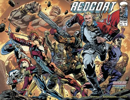 REDCOAT #15 CVR D BRYAN HITCH YOUNGBLOOD TEAM UP WRAPAROUND VAR  -- [Expected In Stock Date  11-12-25 ]