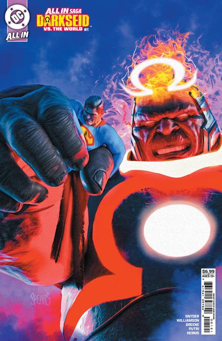 DC ALL IN SAGA DARKSEID VS THE WORLD #1 (ONE SHOT) CVR B MARK SPEARS CARD STOCK VAR -- [10-28-26 ]