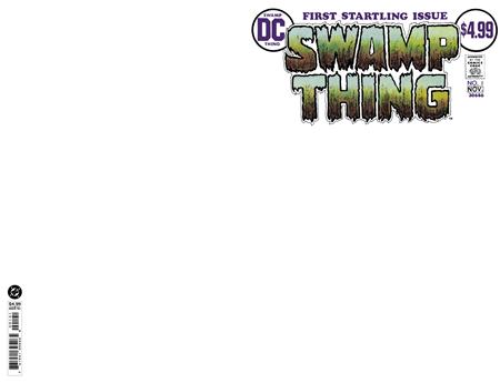 SWAMP THING #1 FACSIMILE EDITION CVR D BLANK CARD STOCK VAR -- [10-07-26 ]