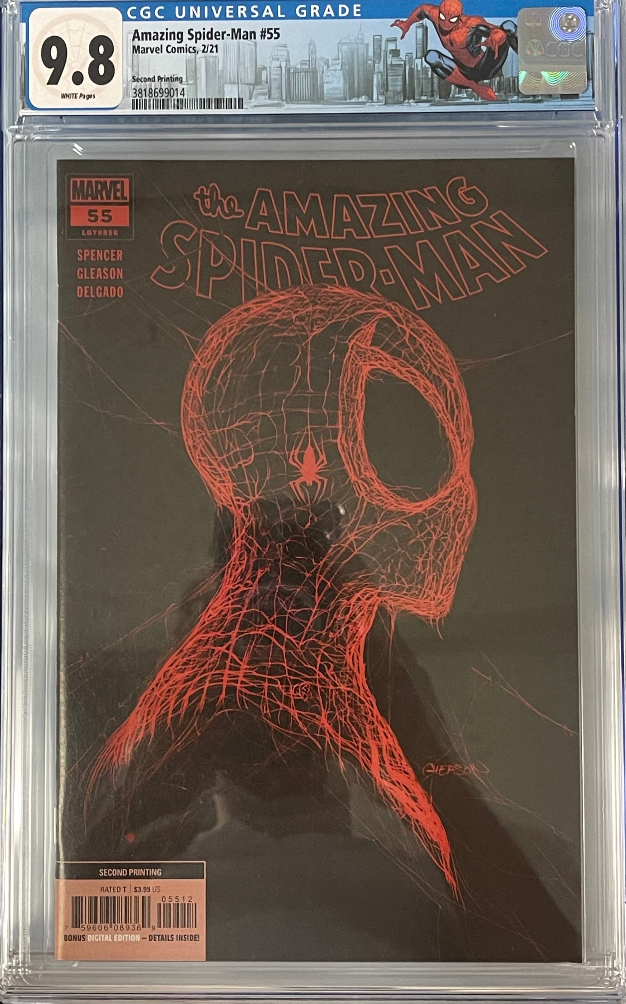 AMAZING SPIDER-MAN #55 2ND PRINT CGC 9.8 W/SPIDER-MAN NY LABEL (IN STOCK) C48