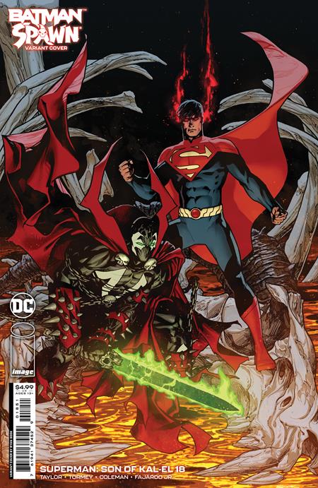 12/13/2022 SUPERMAN SON OF KAL-EL #18 CVR E RYAN SOOK DC SPAWN CARD STOCK VARIANT (KAL-EL RETURNS) (CB130)
