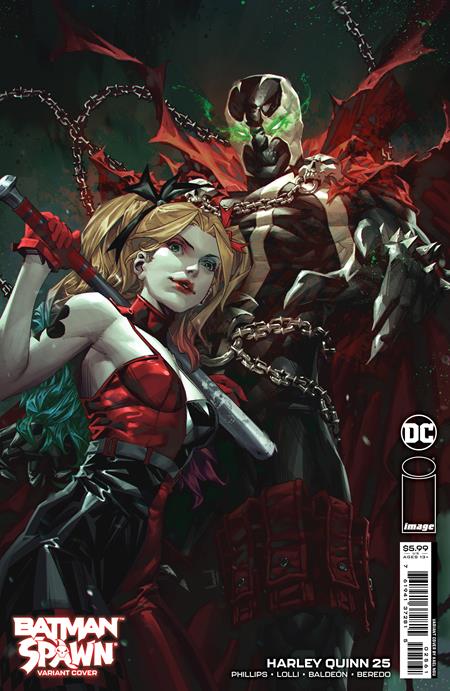 12/27/2022 HARLEY QUINN #25 CVR F KAEL NGU DC SPAWN CARD STOCK VARIANT