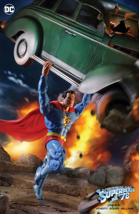 SUPERMAN 78 THE METAL CURTAIN #1 (OF 6) CVR C ACTION COMICS SUPERMAN MCFARLANE TOYS ACTION FIGURE CARD STOCK VAR - 11/07/23