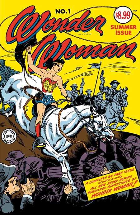 WONDER WOMAN #1 (1942) FACSIMILE EDITION CVR B HARRY G PETER FOIL VAR - 11/07/23