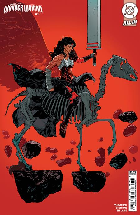 ABSOLUTE WONDER WOMAN #1 Second Printing Cvr B Jeff Spokes Card Stock Var -- [Expected In Stock Date : 11-27-24]