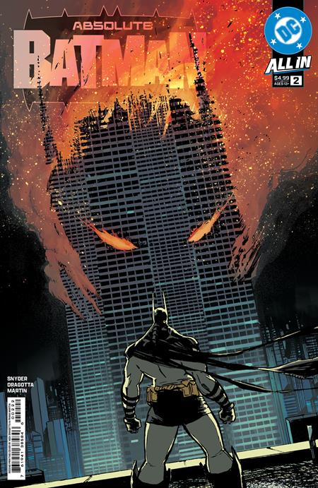 ABSOLUTE BATMAN #2 Second Printing Cvr A Nick Dragotta -- [Expectected In Stock Date : 12-25-24]