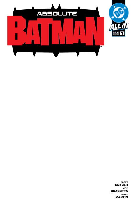 ABSOLUTE BATMAN #1 Fourth Printing 4-PACK BUNDLE -- [Expectected In Stock Date : 12-25-24]