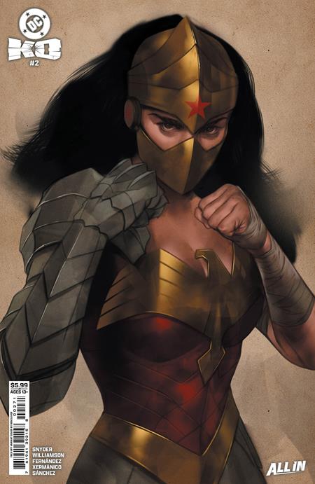 DC K.O. #2 (OF 5) CVR H BEN OLIVER FACE-OFF CARD STOCK VAR -- [Expected In Stock Date : 11-26-25]