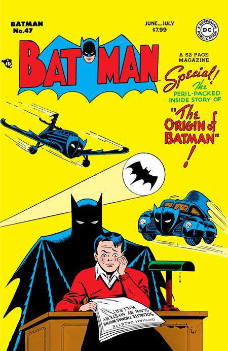 BATMAN #47 FACSIMILE EDITION CVR B BOB KANE FOIL VAR -- [Expected In Stock Date : 11-05-25]