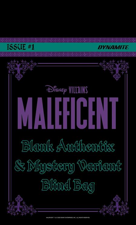 DISNEY VILLAINS MALEFICENT #1 CVR K BLIND BAG -- [Expected In Stock Date : 11-19-25]