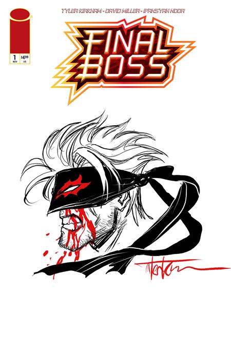 FINAL BOSS #1 CVR H INC 1:500 TYLER KIRKHAM REMARQUE SKETCH VAR -- [Expected In Stock Date : 11-19-25]