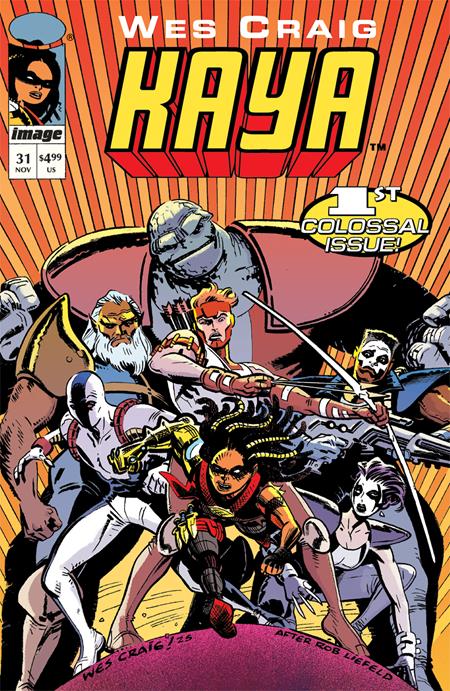 COLOSSAL KAYA (ONE SHOT) CVR B WES CRAIG YOUNGBLOOD TEAM UP VAR -- [Expected In Stock Date : 11-12-25]
