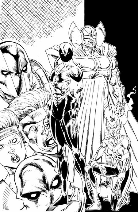 YOUNGBLOOD #1 (2025) 2ND PTG CVR C INC 1:10 ROB LIEFELD B&W VIRGIN VAR NEW MUTANTS #98 HOMAGE-- [Expected In Stock Date : 12-17-25]