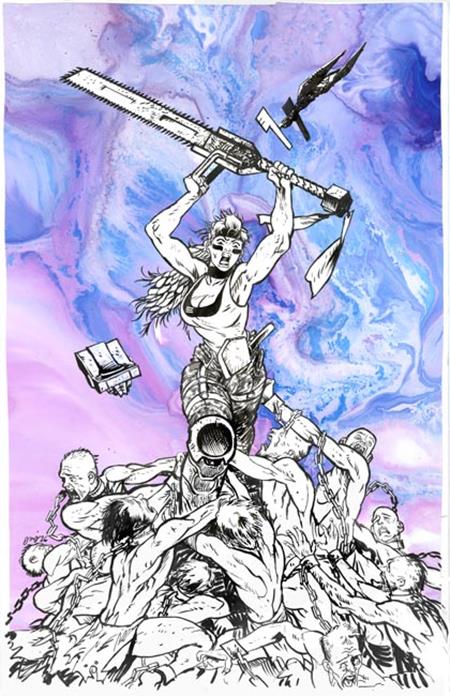 CHAINKATA #1 CVR H INC 1:100 DANIEL WARREN JOHNSON RAW ART VAR -- [11-18-26 ]