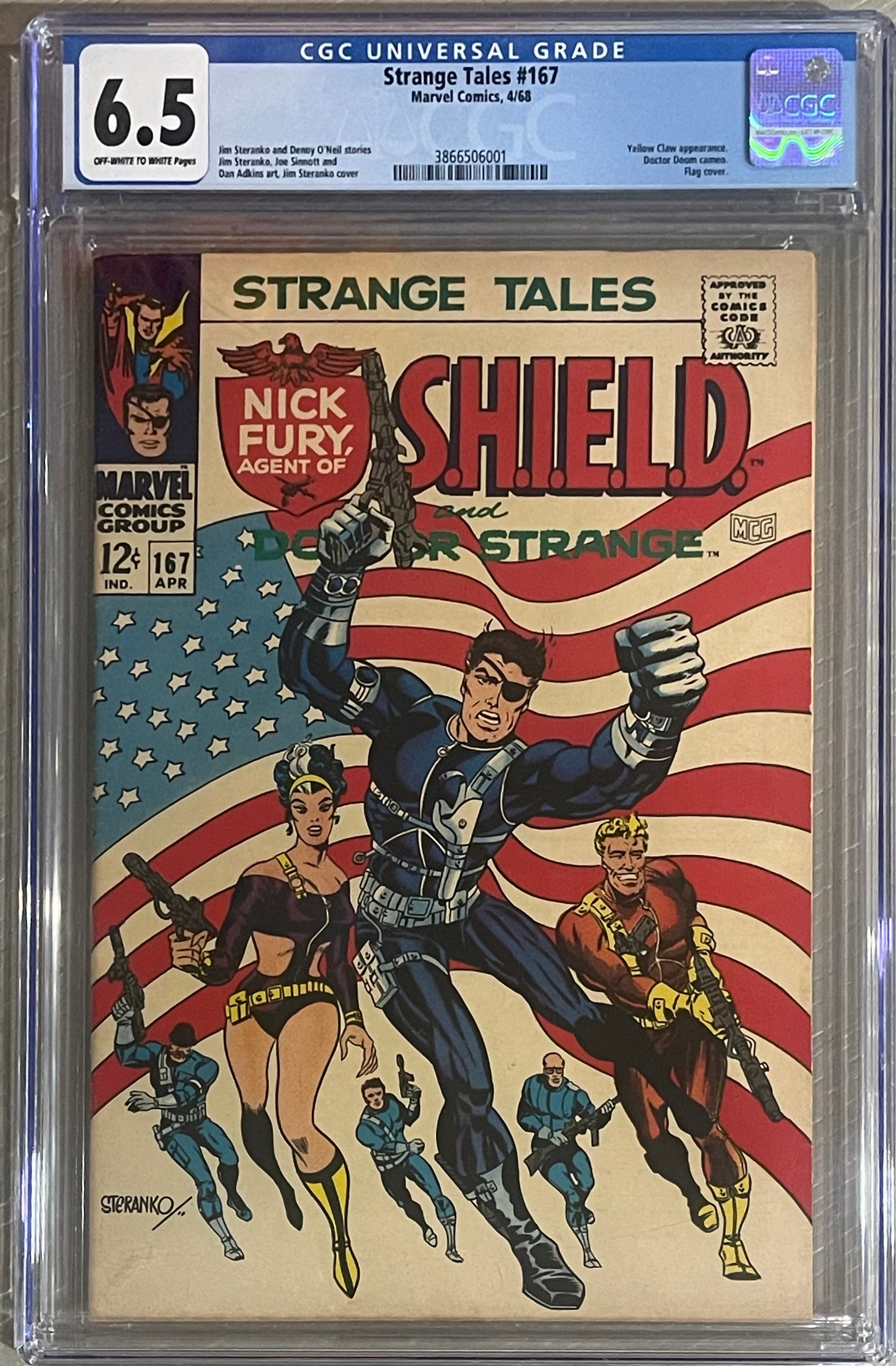 STRANGE TALES #167 CGC 6.5 (IN STOCK) C91