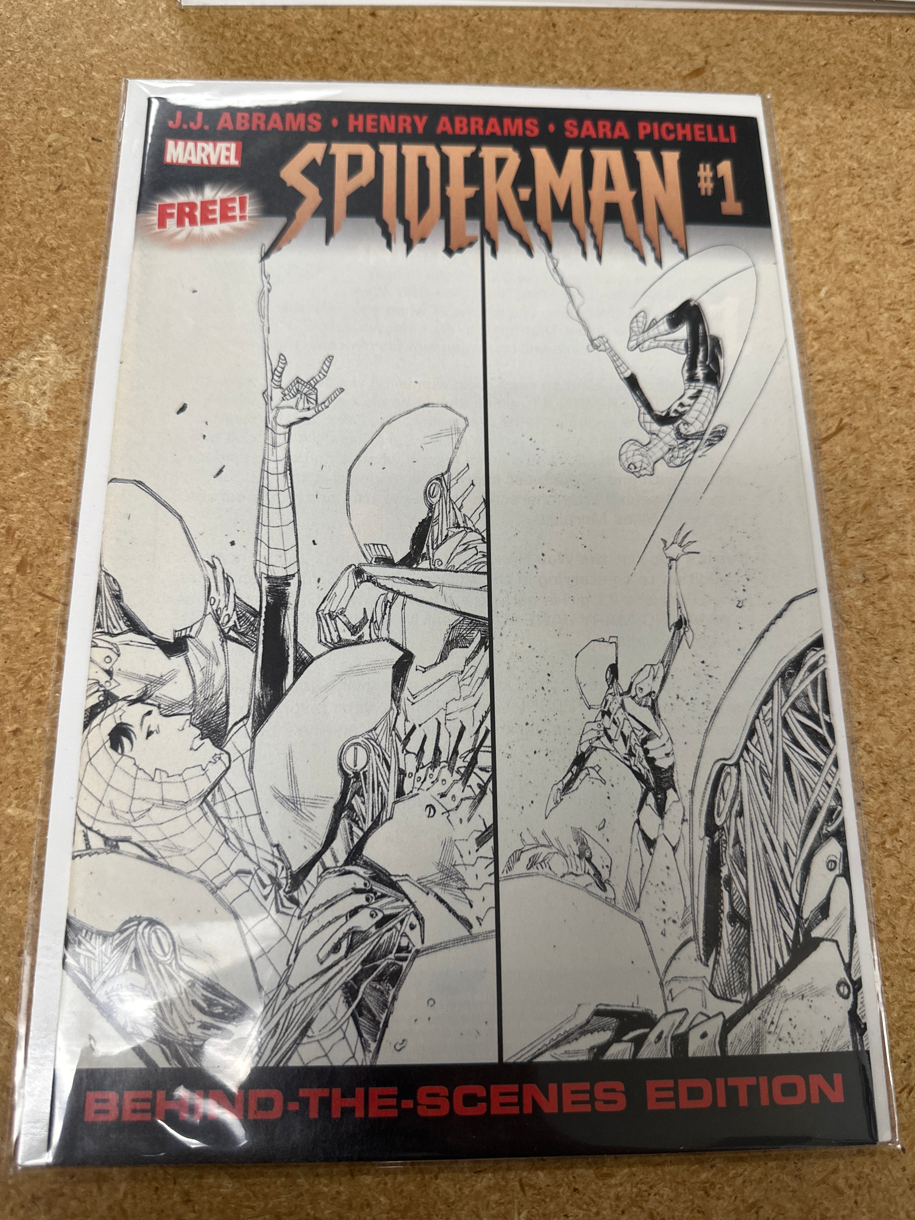 SPIDER-MAN #1 BEHIND THE SCENES EDITION(CB56)