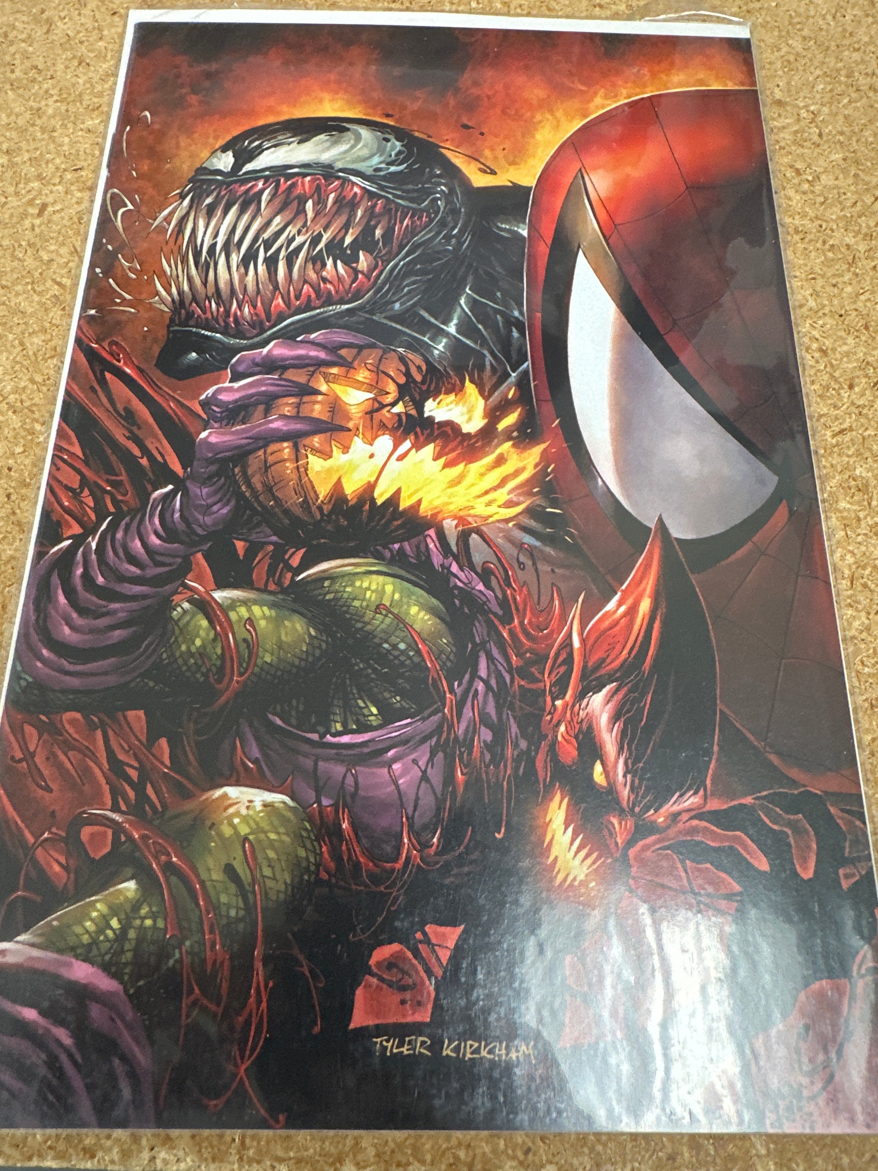 AMAZING SPIDER-MAN #801 TYLER KIRKHAM EXCLUSIVE VIRGIN VARIANT (M237)