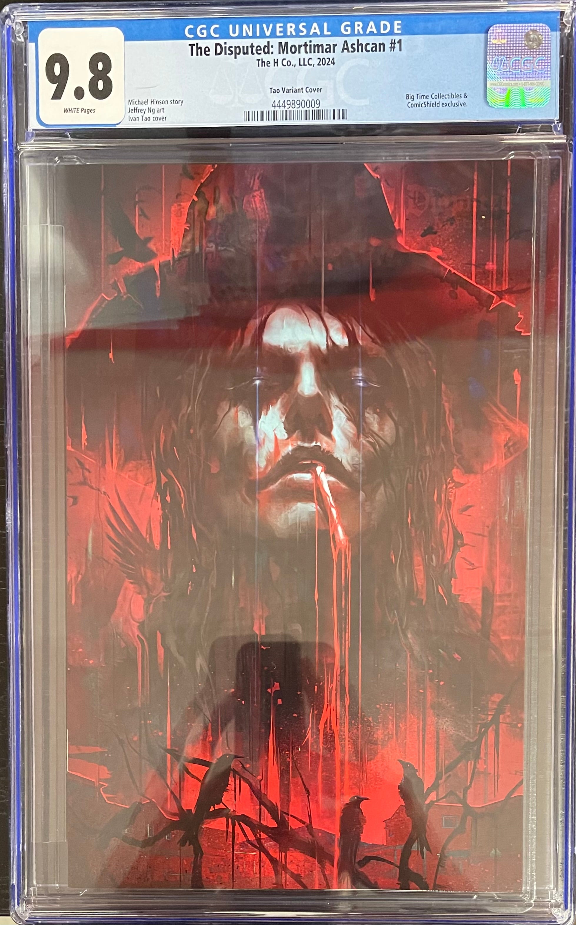 DUSPUTED MORTIMAR ASHCAN EDITION IVAN TAO EXCLUSIVE CGC 9.8 (IN STOCK) C4