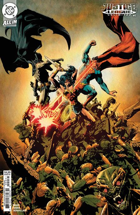 JUSTICE LEAGUE UNLIMITED #2 CVR C MIKE DEODATO JR CARD STOCK VAR -- [Expectected In Stock Date : 12-25-24]