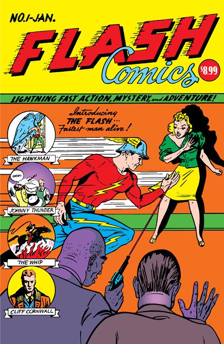 FLASH COMICS #1 FACSIMILE EDITION CVR B SHELDON MOLDOFF FOIL VAR -- [Expectected In Stock Date : 12-04-24]