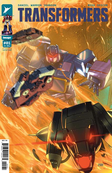 TRANSFORMERS #1 Tenth Printing Cvr F Taurin Clarke Var-- [Expectected In Stock Date : 12-11-24]