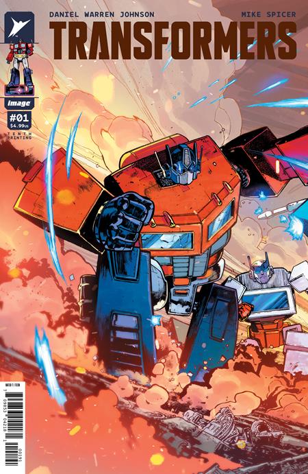 TRANSFORMERS #1 Tenth Printing Cvr I Andrei Bressan & Adriano Lucas Optimus Prime Connecting Var-- [Expectected In Stock Date : 12-11-24]