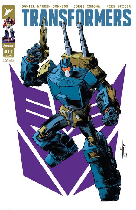 TRANSFORMERS #11 Second Printing Cvr A Jason Howard Decepticon-- [Expectected In Stock Date : 12-11-24]