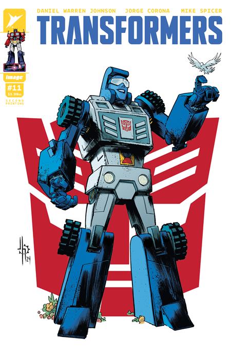 TRANSFORMERS #11 Second Printing Cvr B Jason Howard Autobot Var-- [Expectected In Stock Date : 12-11-24]