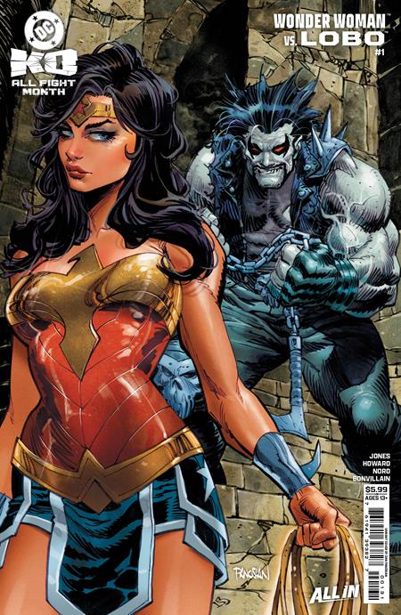 DC K.O. WONDER WOMAN VS [REDACTED] #1 (ONE SHOT) CVR B DAN PANOSIAN CARD STOCK VAR -- [Expected In Stock Date : 12-10-25]