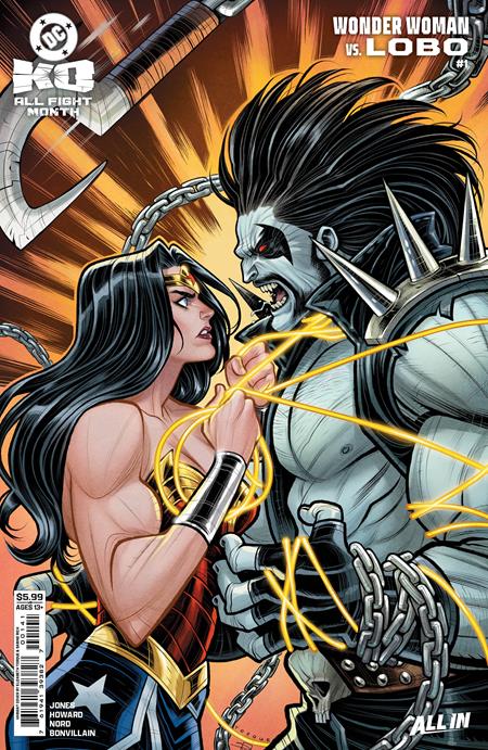 DC K.O. WONDER WOMAN VS [REDACTED] #1 (ONE SHOT) CVR D ELIZABETH TORQUE CARD STOCK VAR -- [Expected In Stock Date : 12-10-25]