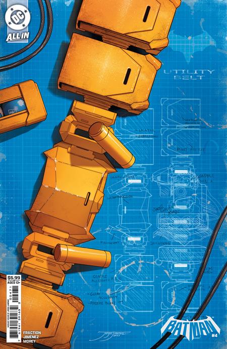 BATMAN #4 CVR E JORGE JIMENEZ BAT-GADGET CARD STOCK VAR -- [Expected In Stock Date : 12-03-25]