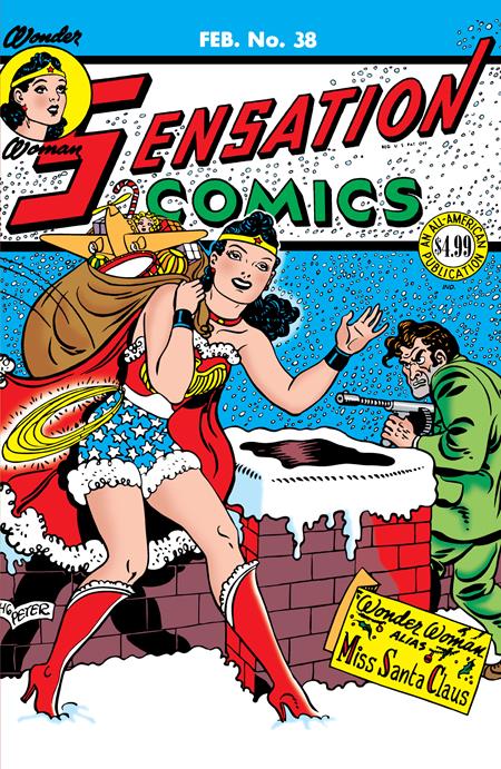 SENSATION COMICS #38 FACSIMILE EDITION CVR B HARRY G PETER FOIL VAR -- [Expected In Stock Date : 12-17-25]
