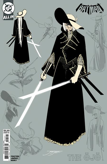 BATMAN #5 CVR G JORGE JIMENEZ LADY DEATH MAN DESIGN CARD STOCK VAR -- [Expected In Stock Date : 01-07-26]