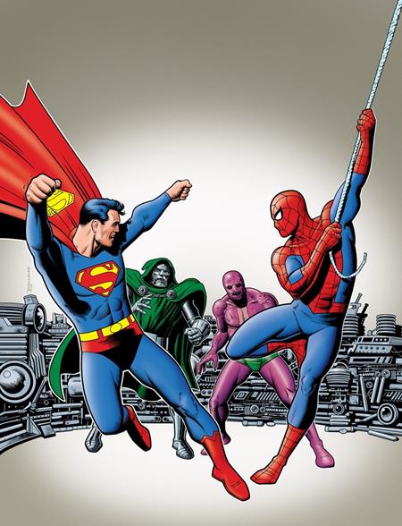 DC AND MARVEL PRESENT SUPERMAN AND SPIDER-MAN (MARVEL TREASURY EDITION #28) #1 FACSIMILE EDITION CVR B TBA VAR -- [Expected In Stock Date : 02-04-26]