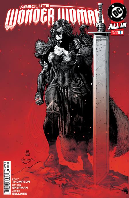 ABSOLUTE WONDER WOMAN #1 Fourth Printing Cvr A Jim Lee-- [Expected In Stock Date : 02-12-25]