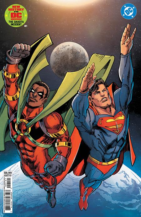 NEW HISTORY OF THE DC UNIVERSE THE DAKOTA INCIDENT #1 (ONE SHOT) CVR B DENYS COWAN & DAN JURGENS CARD STOCK VAR -- [Expected In Stock Date : 02-25-26]
