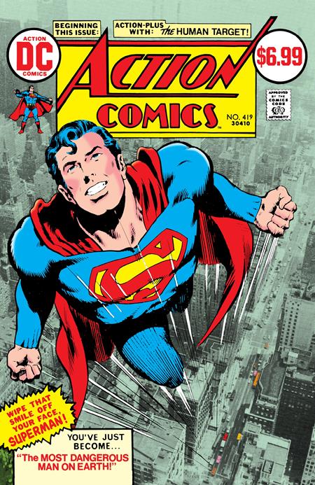 ACTION COMICS #419 FACSIMILE EDITION CVR B NEAL ADAMS FOIL VAR -- [Expected In Stock Date : 02-25-26]