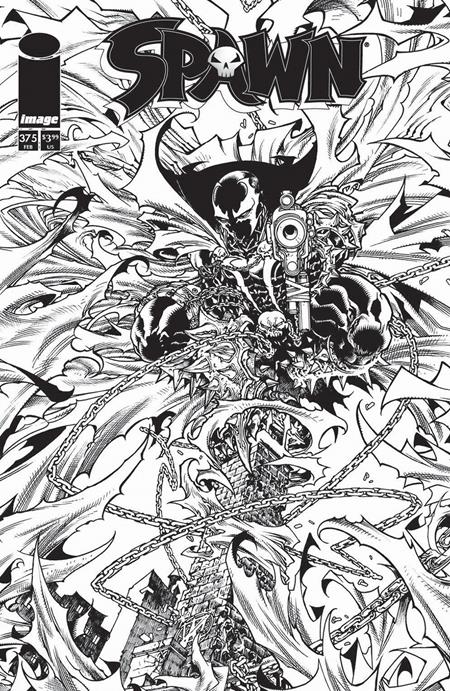 SPAWN #375 CVR B HARVEY TOLIBAO B&W VAR -- [05-06-26]