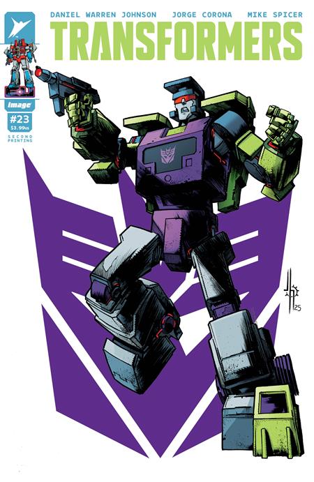 TRANSFORMERS #23 2ND PTG CVR A JASON HOWARD DECEPTICON -- [Expected In Stock Date : 03-18-26]