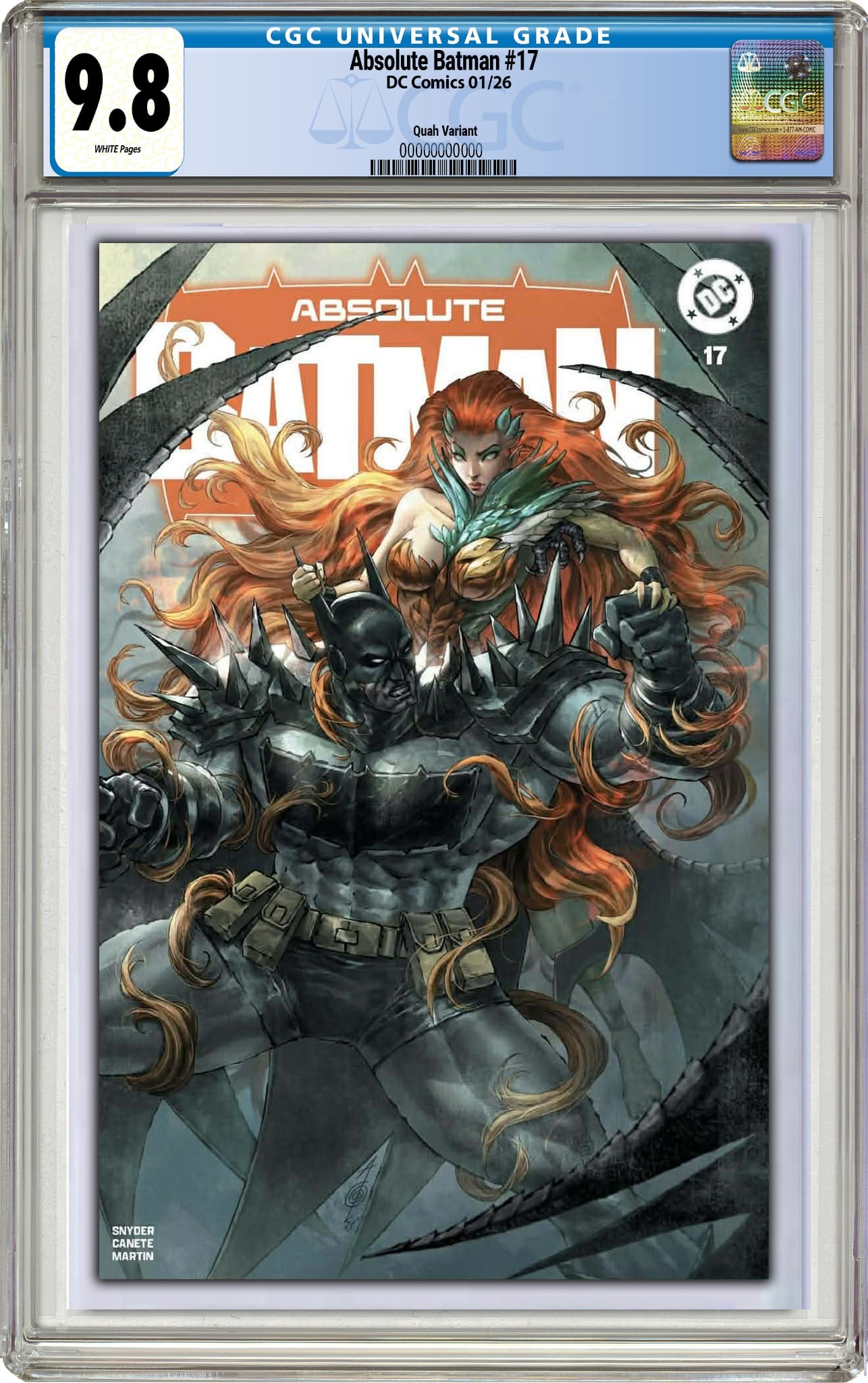 ABSOLUTE BATMAN #17 ALAN QUAH EXCLUSIVE VARIANT COVERS
