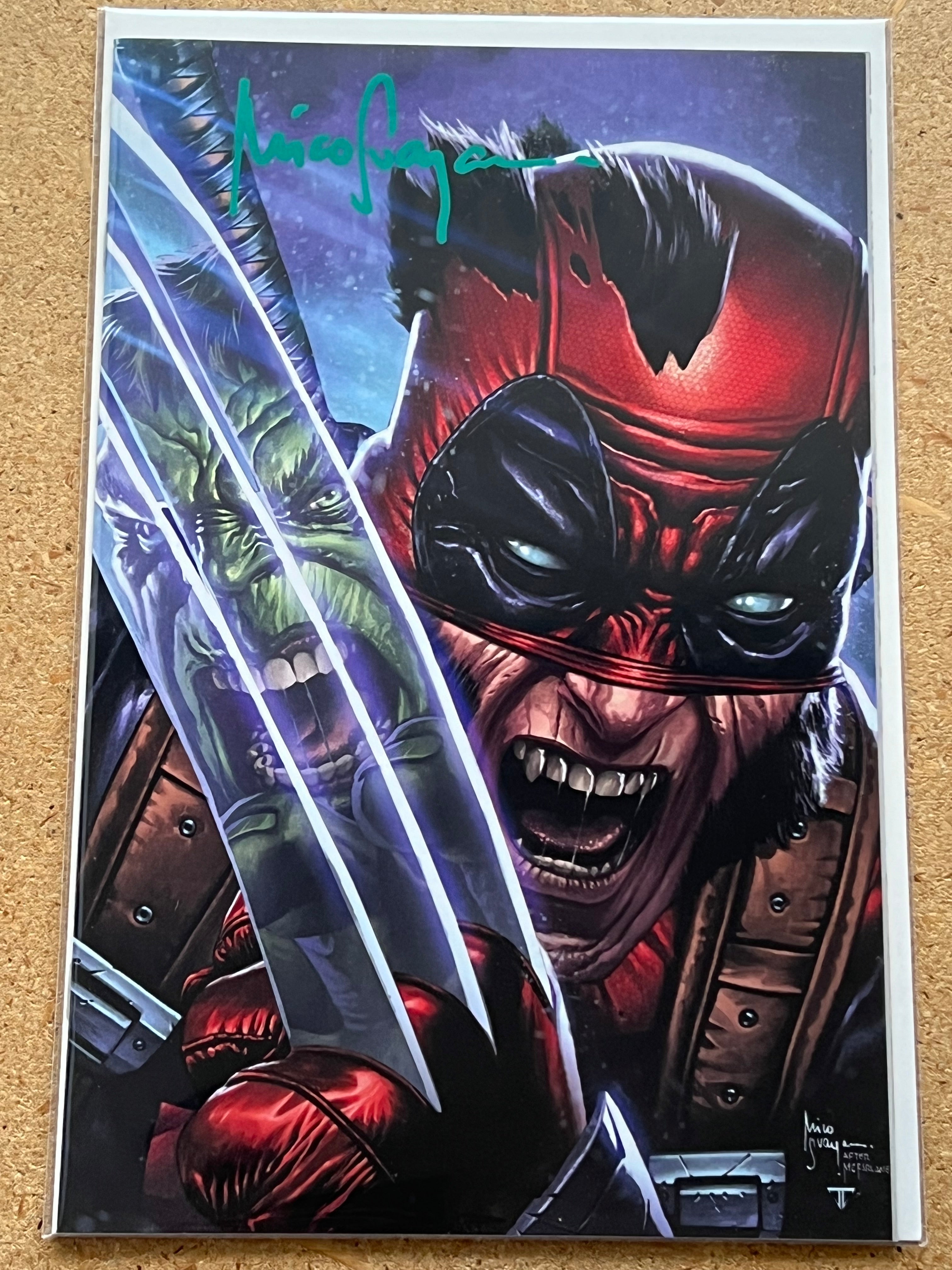 DEADPOOL #4 VIRGIN SIGNED BY MICO SUAYAN WITH COA (SS 2)