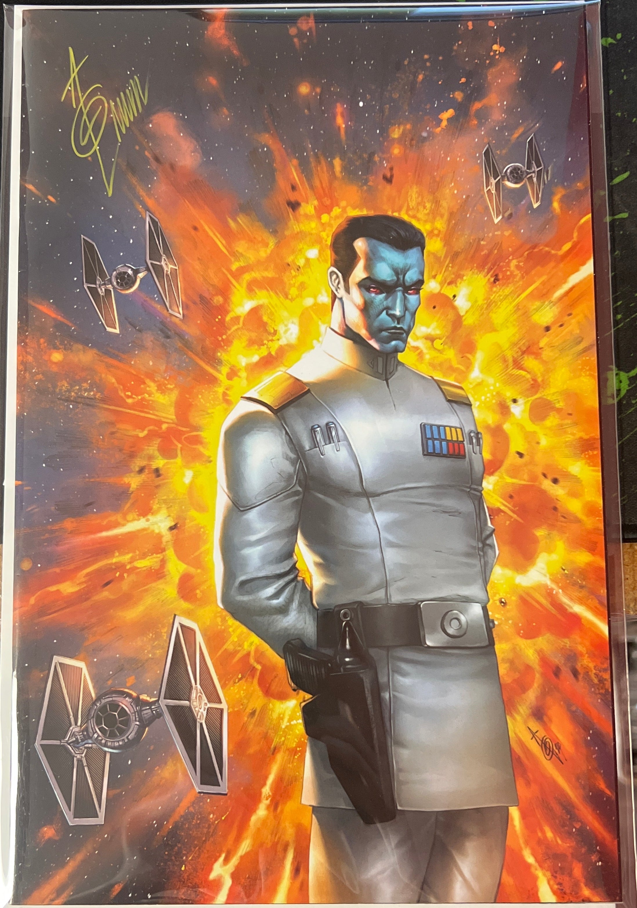 STAR WARS #45 ALAN QUAH MEGACON VIRGIN EDITION (LMT 1000) SIGNED BY ALAN QUAH WITH COA (SS12)