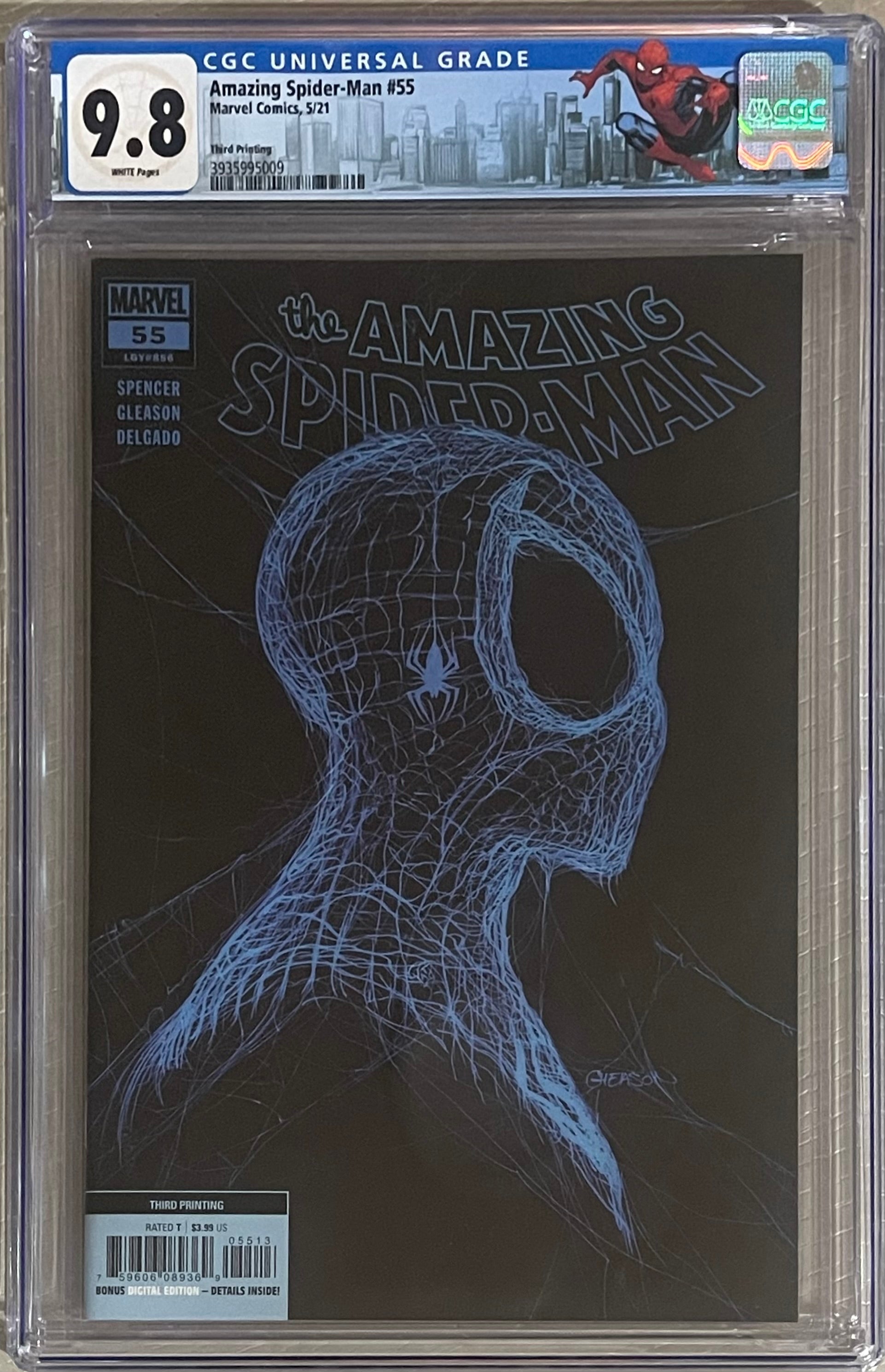 AMAZING SPIDER-MAN #55 3RD PRINT GLEASON VARIANT CGC 9.8 (IN STOCK) C91