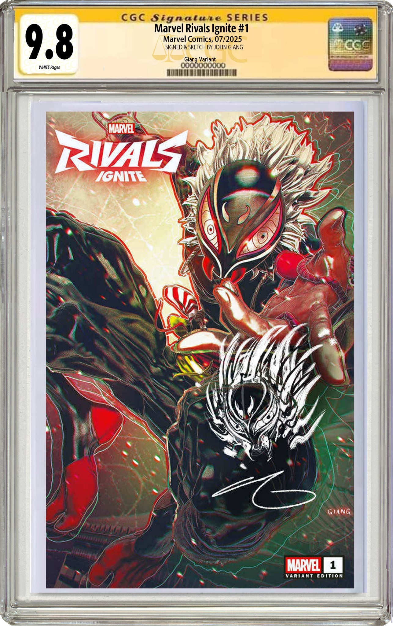 MARVEL RIVALS: IGNITE #1 JOHN GIANG HEROES CON EXCLUSIVE VARIANT COVER