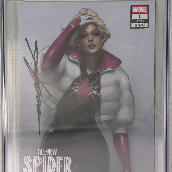 ALL-NEW SPIDER-GWEN: THE GHOST-SPIDER #1 EXCLUSIVE VARIANT SIGNED BY J