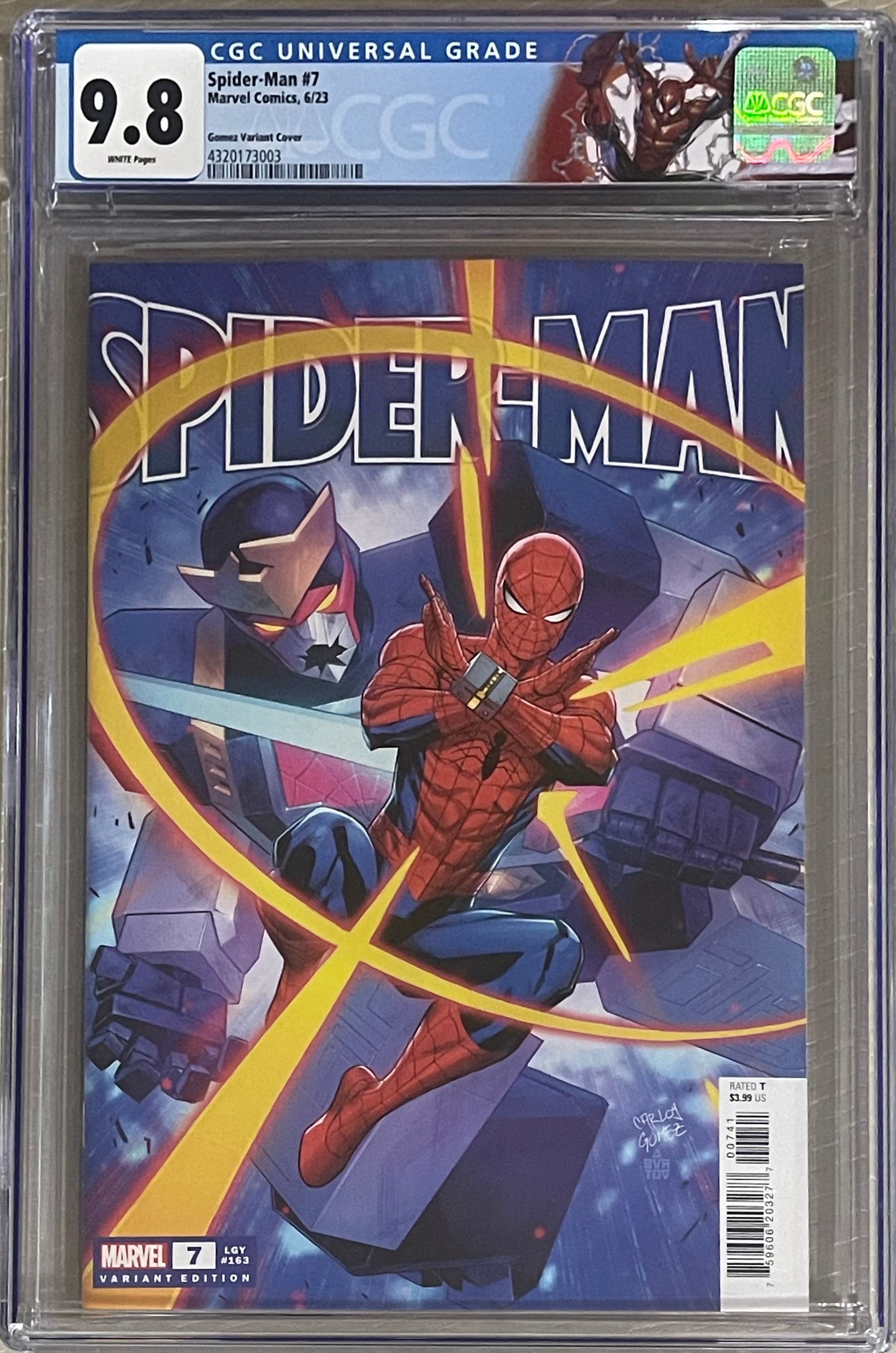 SPIDER-MAN #7 GOMEZ VARIANT CGC 9.8 FIRST APPEARANCE OF SPIDER-BOY (IN STOCK) C91