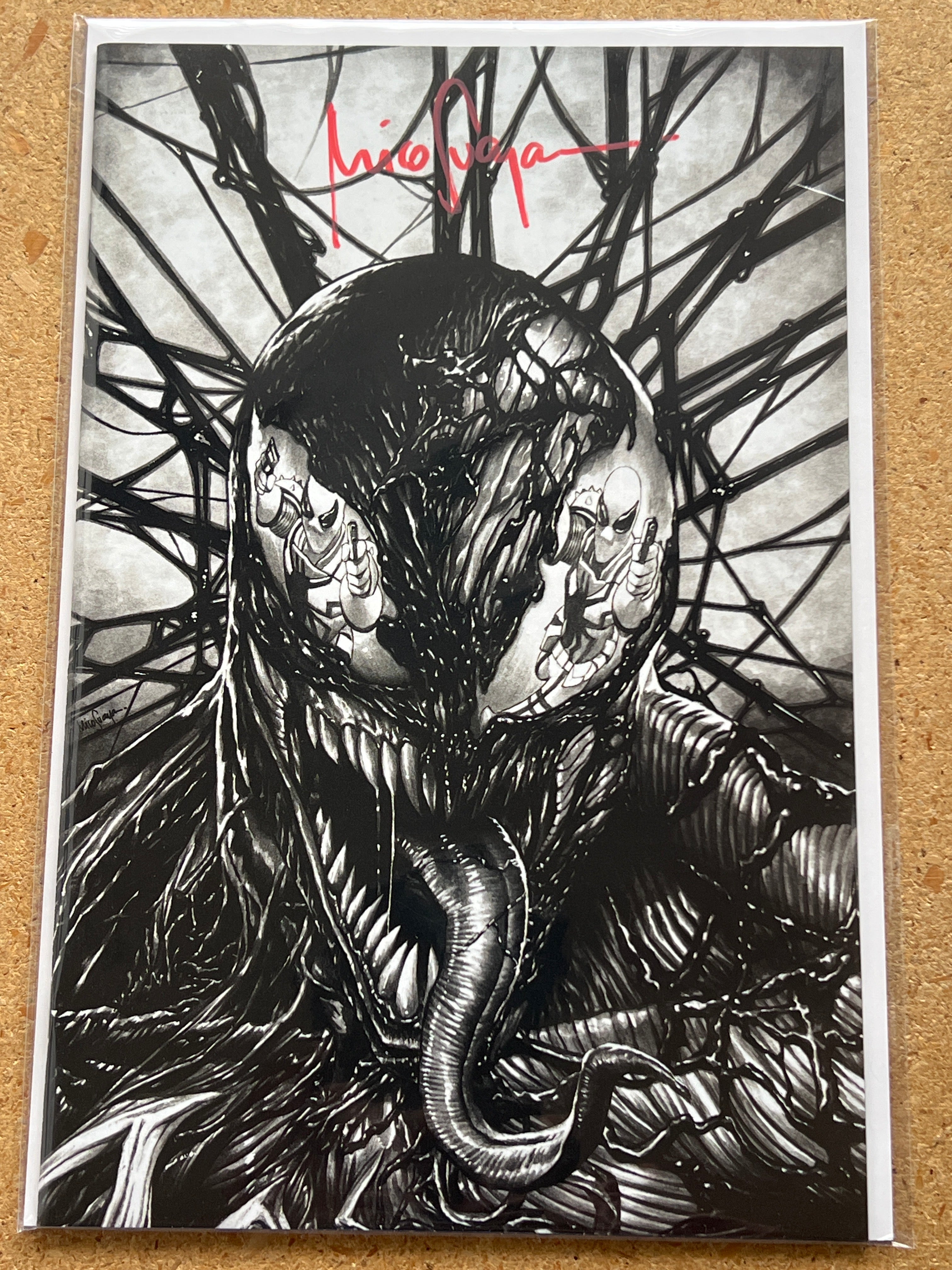 EXTREME CARNAGE #1 ALPHA SKETCH VARIANT SIGNED BY MICO SUAYAN WITH COA (SS 2)