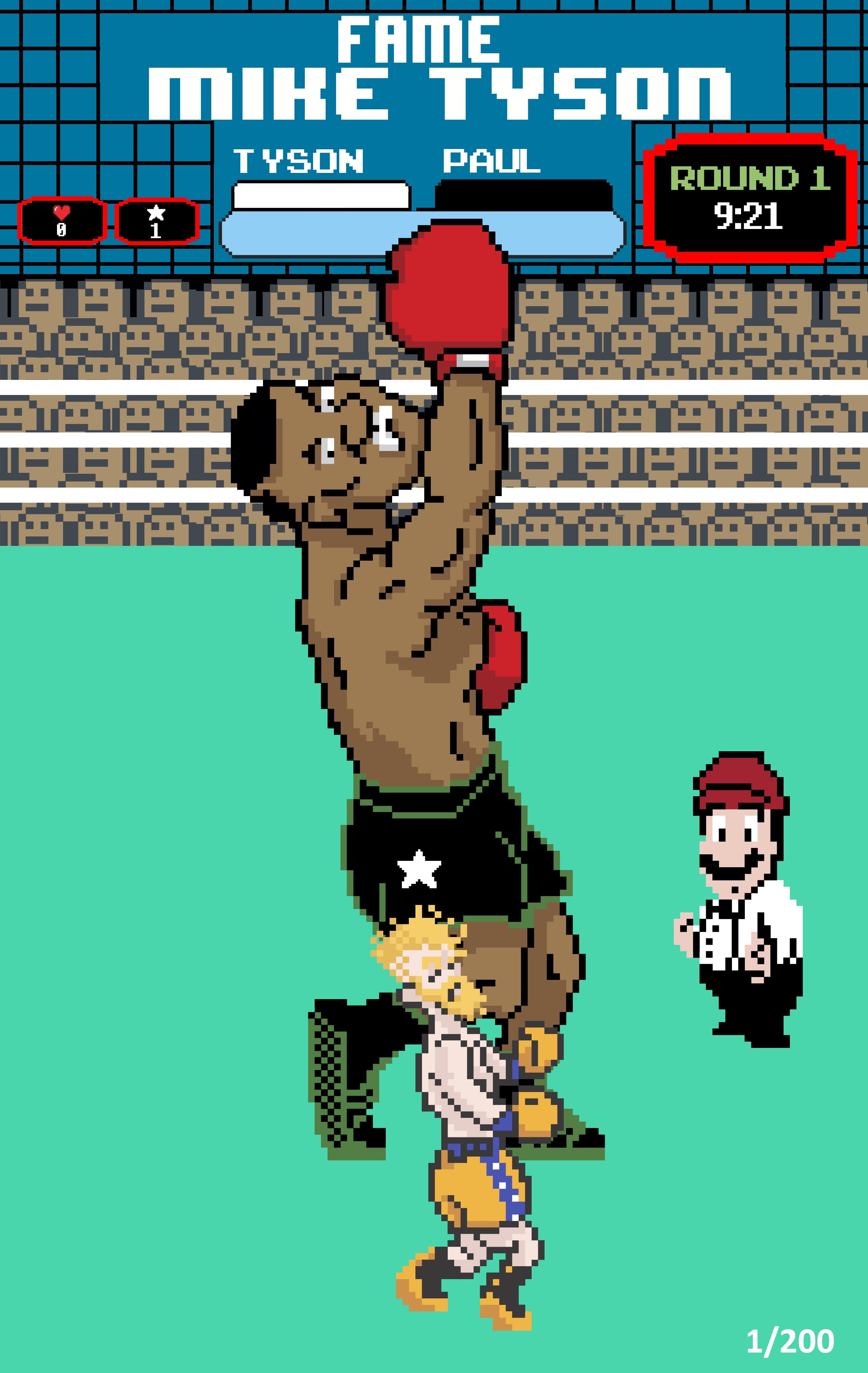 MIKE TYSON #1 MATTHEW WAITE PUNCH-OUT FANEXPO DALLAS EXCLUSIVE OPTIONS