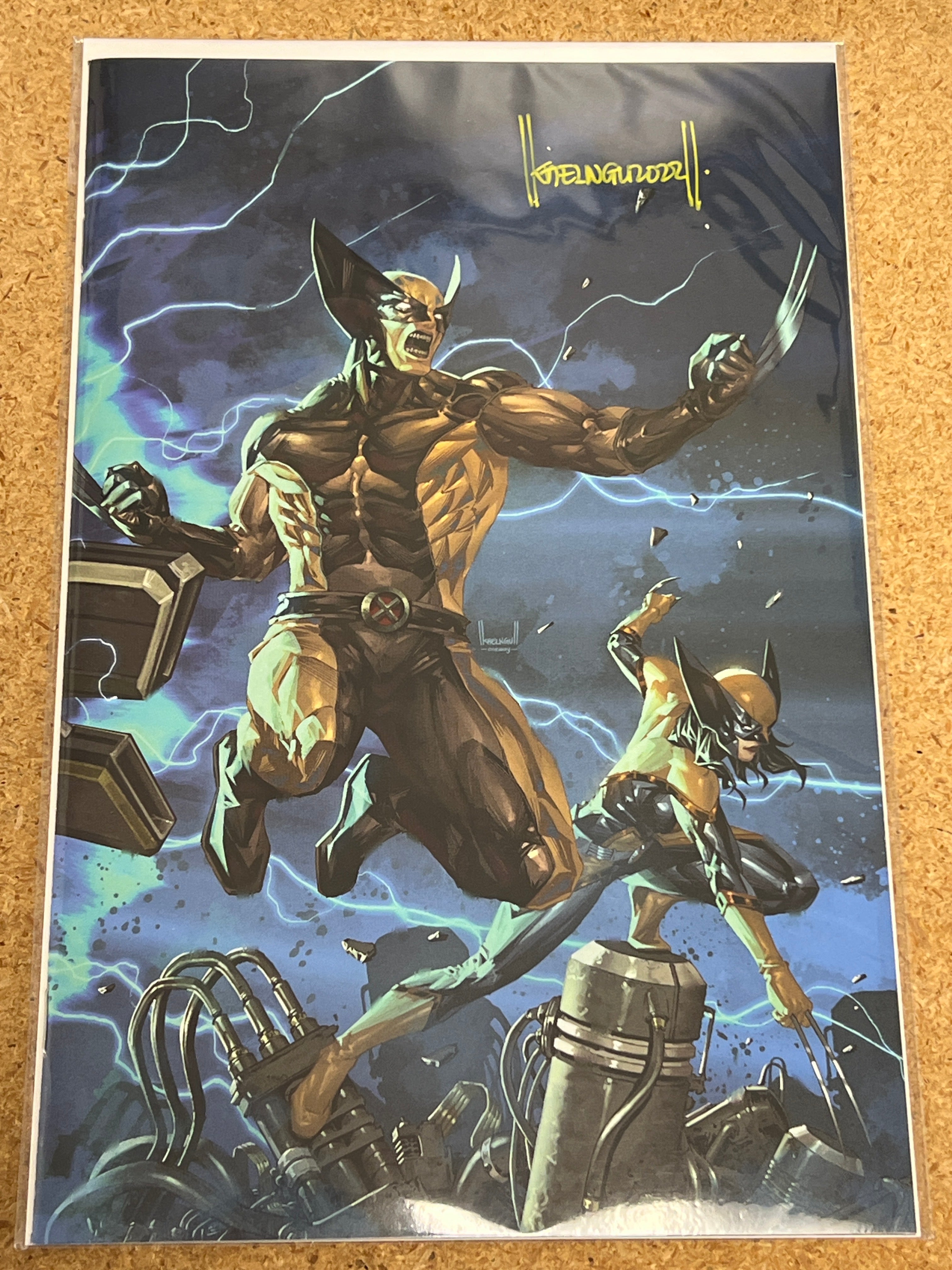 WOLVERINE #13 VIRGIN SIGNED BY KAEL NGU WITH COA (SS4)